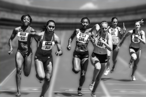Pexels Image - Athletes Running